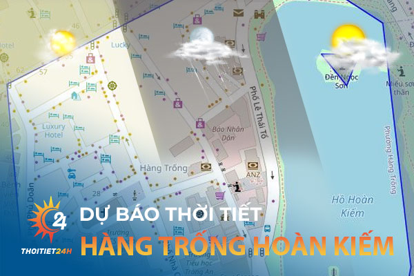 Thời tiết Hàng Trống Hoàn Kiếm Hà Nội