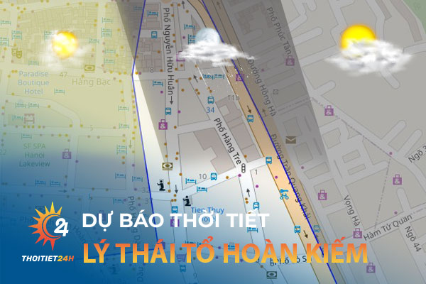 Thời tiết Lý Thái Tổ Hoàn Kiếm Hà Nội