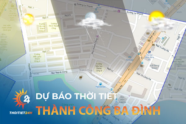 Thời tiết Thành Công Ba Đình Hà Nội