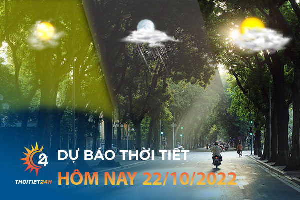 Dự báo thời tiết hôm nay (22/10): Hà Nội nắng ấm, Đà Nẵng, TP.Hồ Chí Minh mưa lớn 