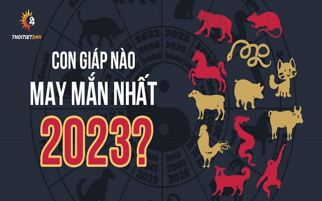 Năm 2023 con giáp nào may mắn nhất? Tử vi 12 con giáp 2023