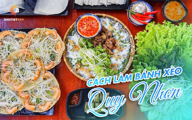 Cách làm bánh xèo tôm nhảy Quy Nhơn chuẩn ngon, đơn giản tại nhà 