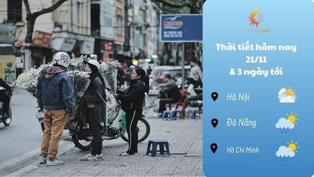 Dự báo thời tiết 21/11 & 3 ngày tới: Cả 3 miền đón nắng đẹp, trời se lạnh