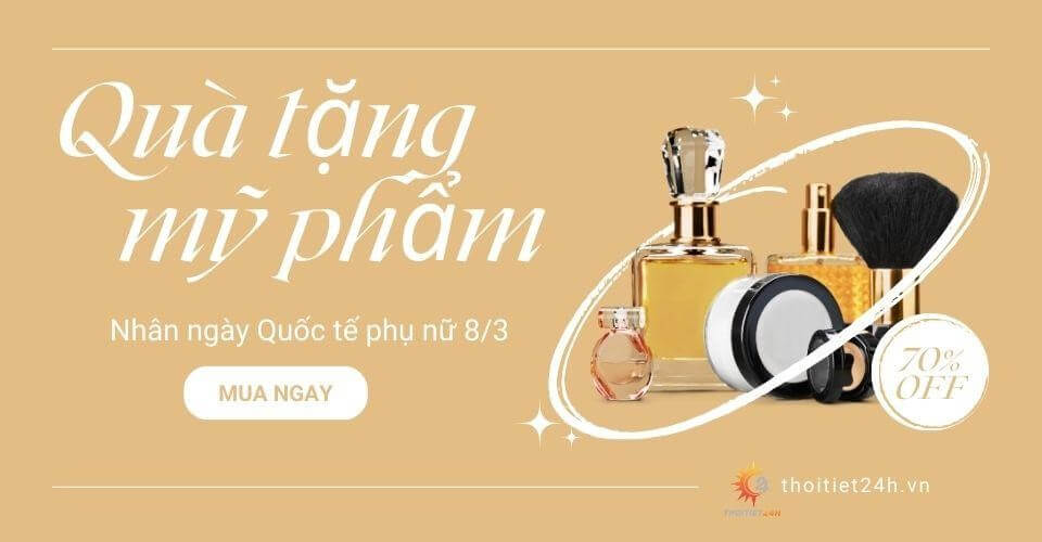 Bộ quà tặng mỹ phẩm 8/3 cho mẹ, vợ, bạn gái đẹp, ấn tượng