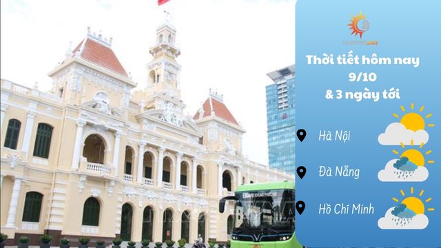 Dự báo thời tiết hôm nay 9/10/2024: Bắc Bộ mưa đến bao giờ?