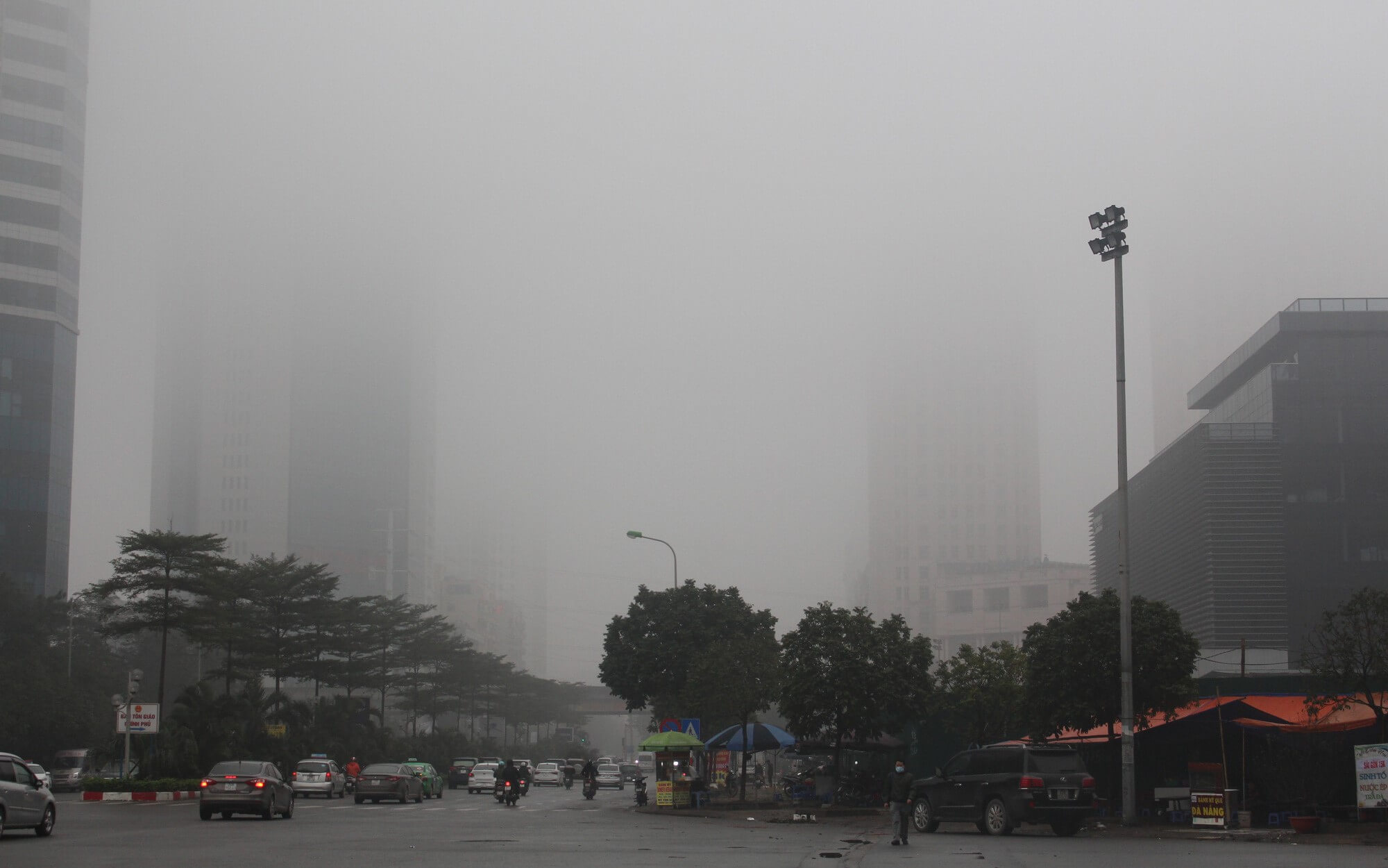 Khu vực Thanh Hóa có sương mù nhẹ rải rác