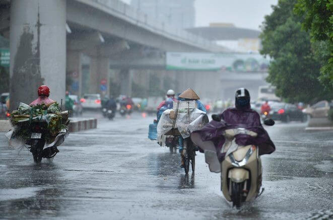 Khu vực Đà Nẵng có mưa to đến rất to