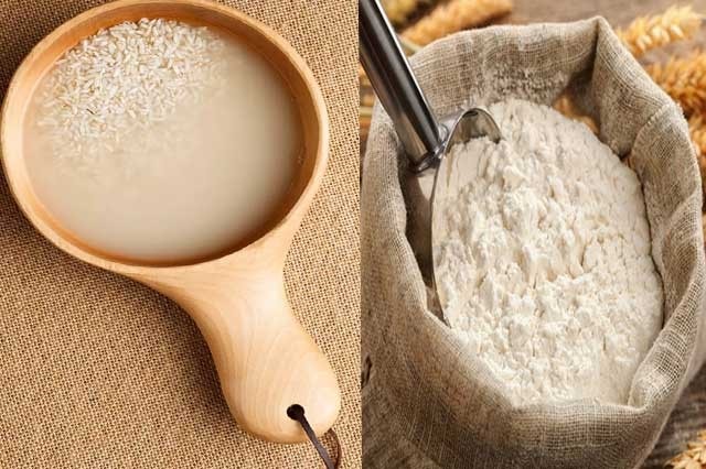 Cách chăm sóc da tự nhiên bằng nguyên liệu bột gạo và nước vo gạo 