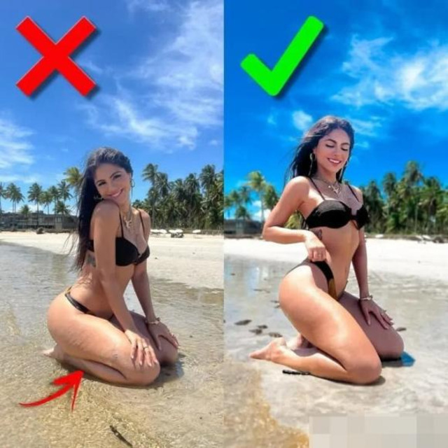 Hướng dẫn tạo dáng ngồi với bikini 