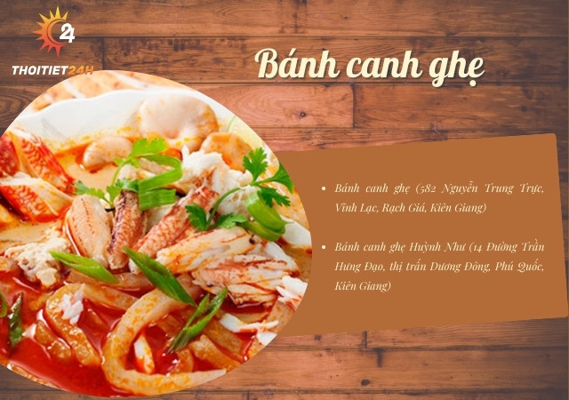 Bánh canh ghẹ ngọt thơm chuẩn vị 