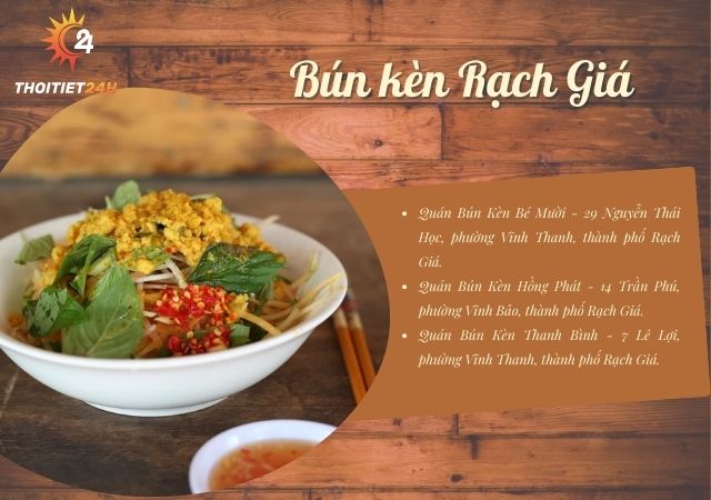 Bún kèn chuẩn vị Kiên Giang 