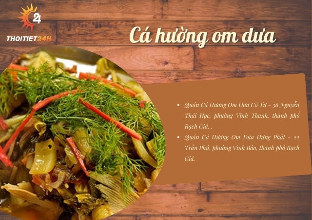 Cá hường om dưa chuẩn ngon 