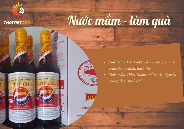 Nước mắm Rạch Giá đậm vị