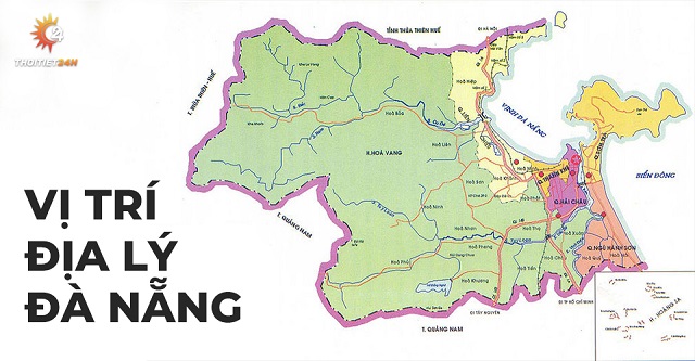 Vị trí địa lý Đà Nẵng 