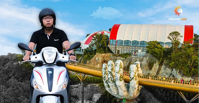 Đường đi từ trung tâm Đà Nẵng đến Bà Nà Hill cũng thuận tiện cho xe máy