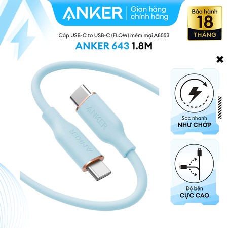 Cáp sạc ANKER PowerLine III Flow USB-C