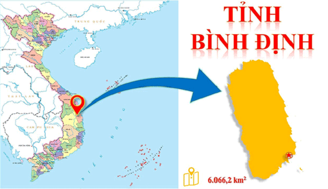 Vị trí địa lý của Bình Định 