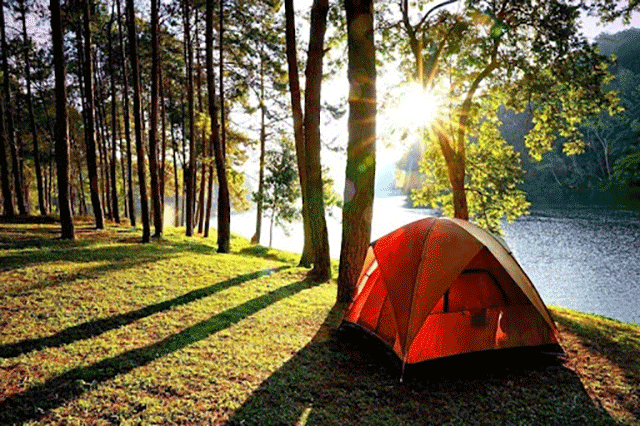Cắm trại bên Hồ Kẻ Gỗ