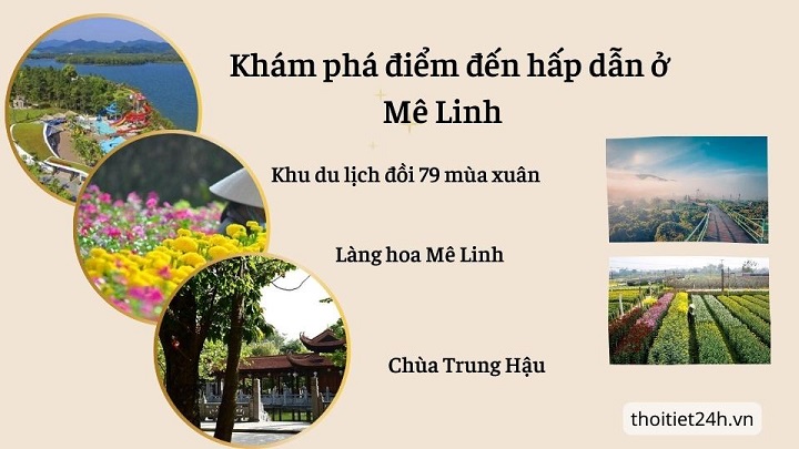 Khám phá các địa điểm du lịch nổi tiếng ở Mê Linh Hà Nội