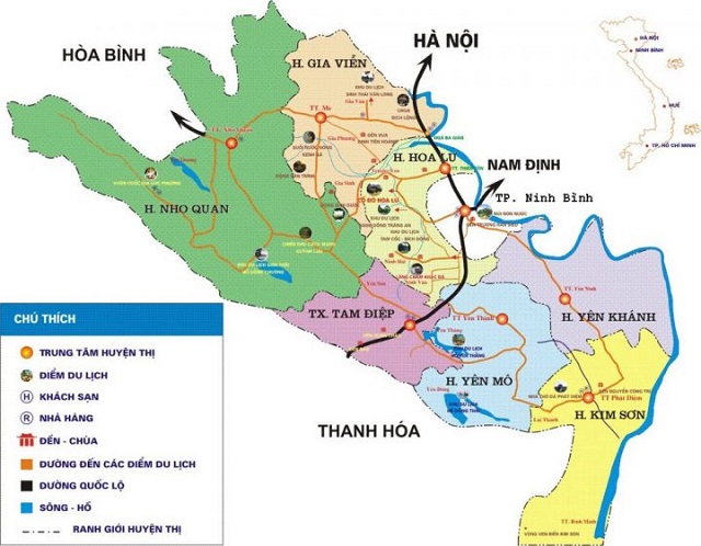 Vị trí địa lý tỉnh Nam Định 