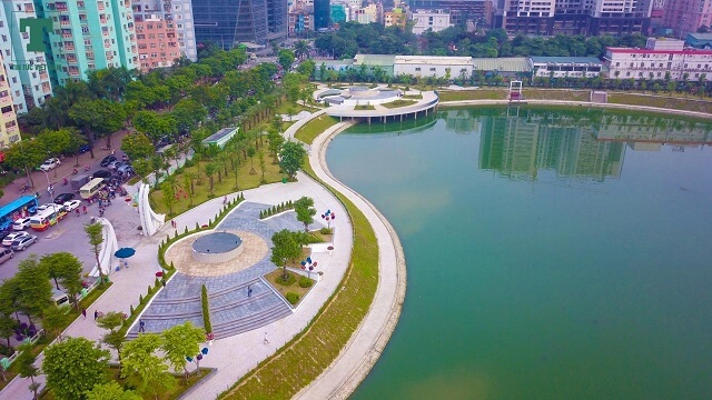 Vẻ đẹp Công viên Thanh Xuân 