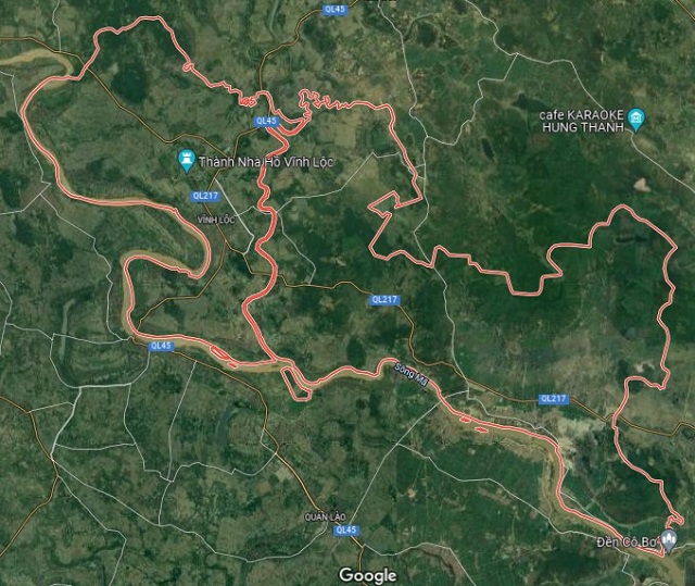 Bản đồ huyện Vĩnh Lộc  