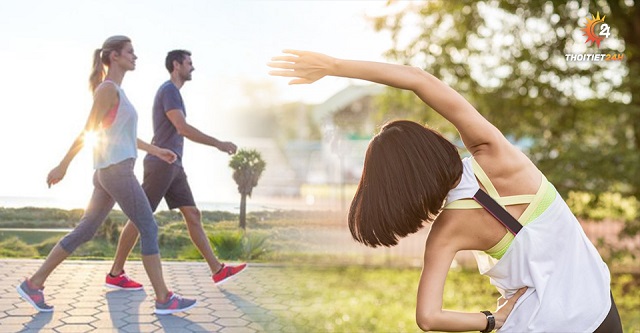 Tập thể dục sáng sớm giúp nâng cao sức khỏe trong ngày Lập Xuân 